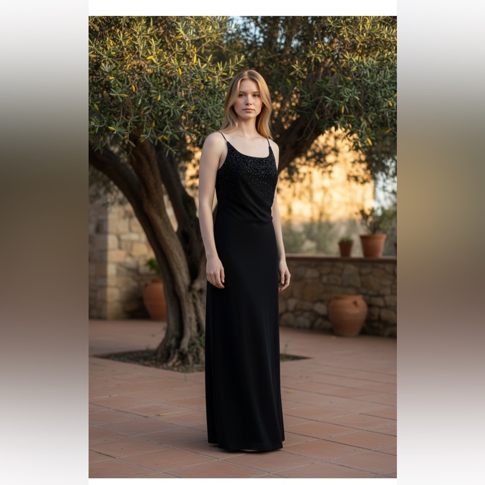 Nightway Women's Dress Special Occasion Evening Gown‎ Strappy Back Drape Neck